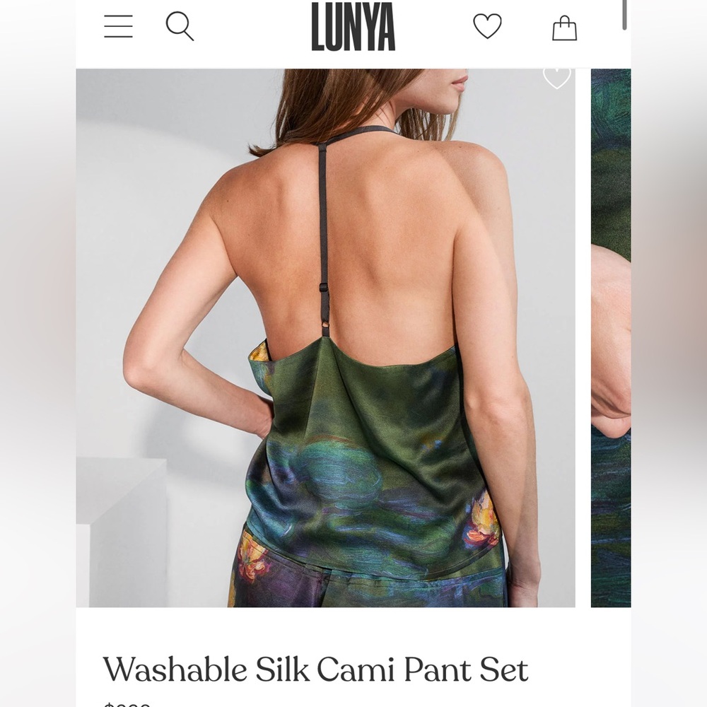 ISO Lunya Waterlillies Cami - Picture 2 of 2